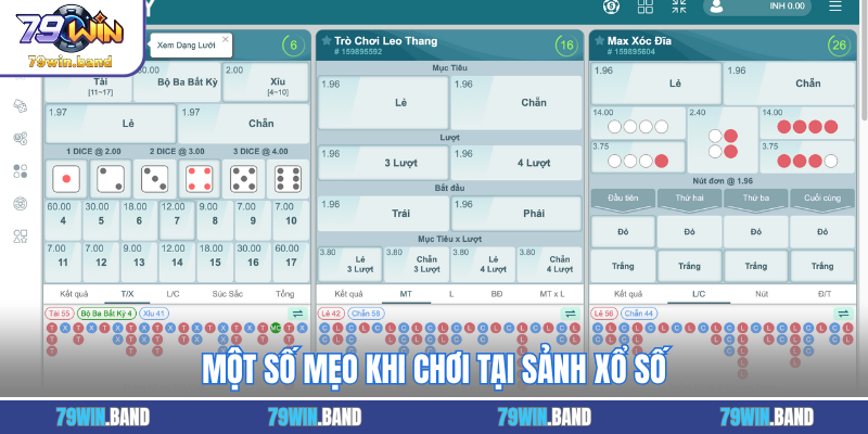 Một số mẹo khi chơi tại sảnh xổ số