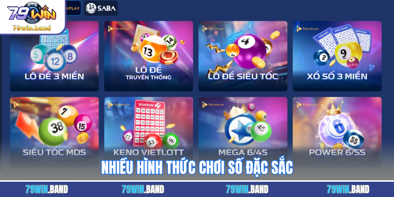 Nhiều hình thức chơi số đặc sắc